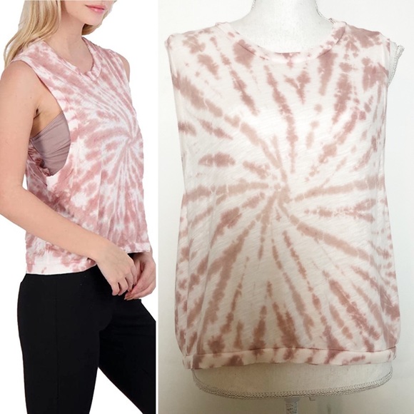 NWT FREE PEOPLE Love Tank Tie Dye in Fireside Combo Size Medium - Picture 16 of 16